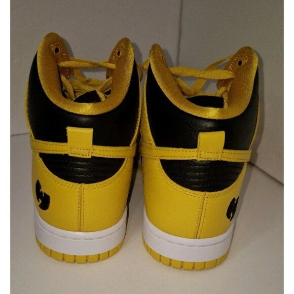NIKE DUNK HI WU-TANG CLAN HJ4320-001 Yellow Black Men\'s Size 8 NEW main image 15